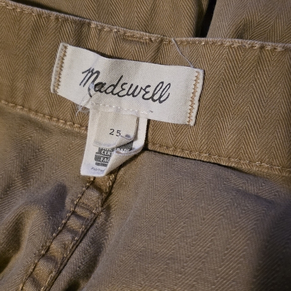 Madewell The Perfect Vintage Straight Workwear Pant Weathered Walnut Size 25 - Picture 6 of 11